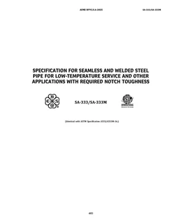 ASME SA333 -2025 A333